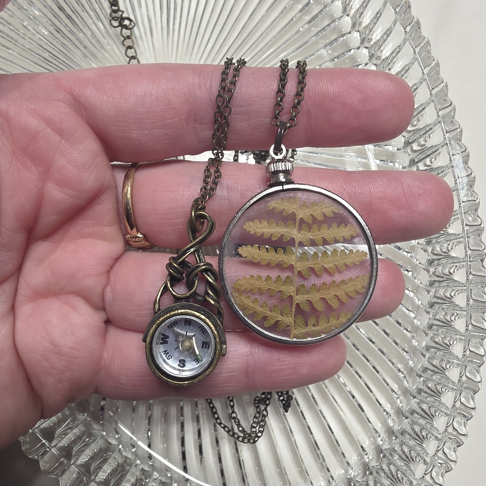 Unique Steampunk Necklace Duo